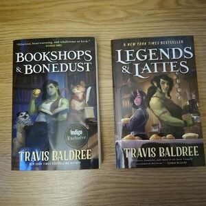Travis Baldree Book Set - Bookshops & Bonedust and Legends & Lattes